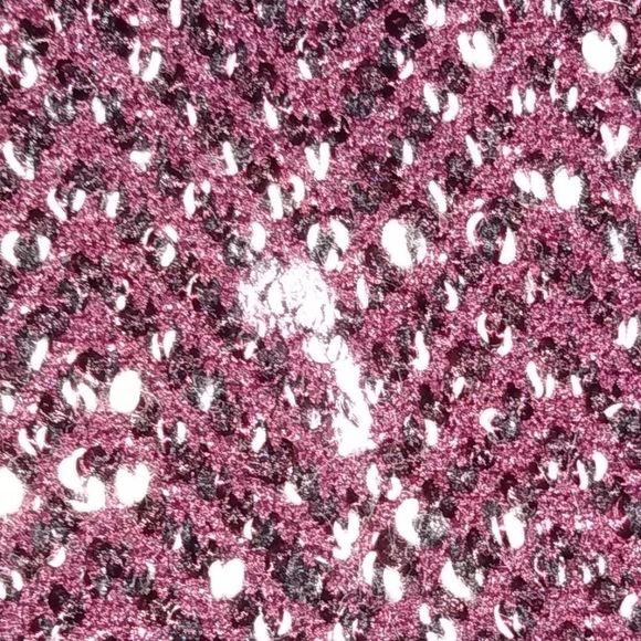 Ann Taylor Burgundy & White Speckled Top with Cute Knot Tie Sleeves . 😍😍😍 - Picture 7 of 7